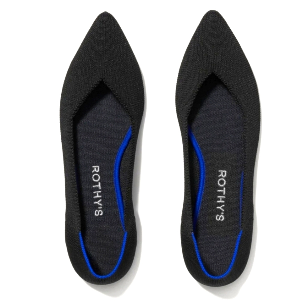 Rothy’s The Point in Black, Size  7 EUC*